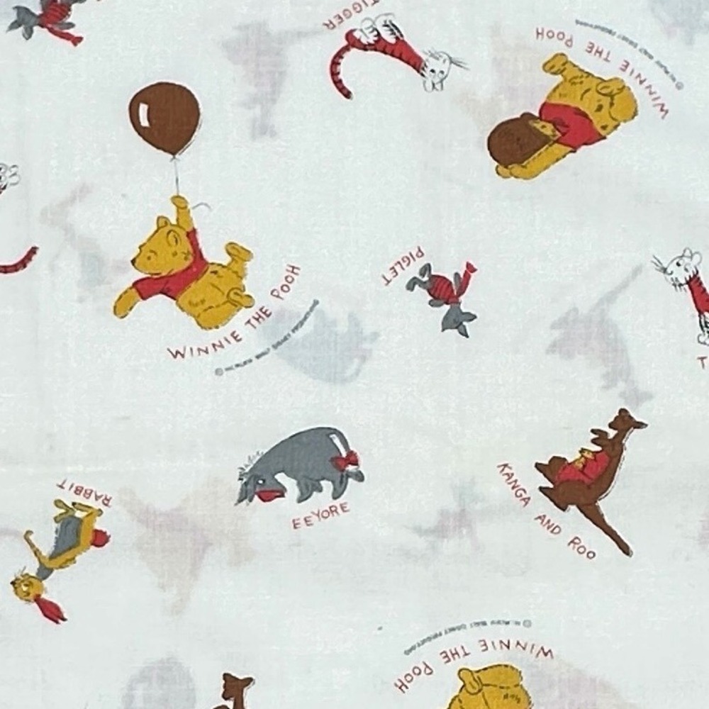 Vintage Disney Winnie the Pooh and Friends Sm Childs Pillowcase All Over Print